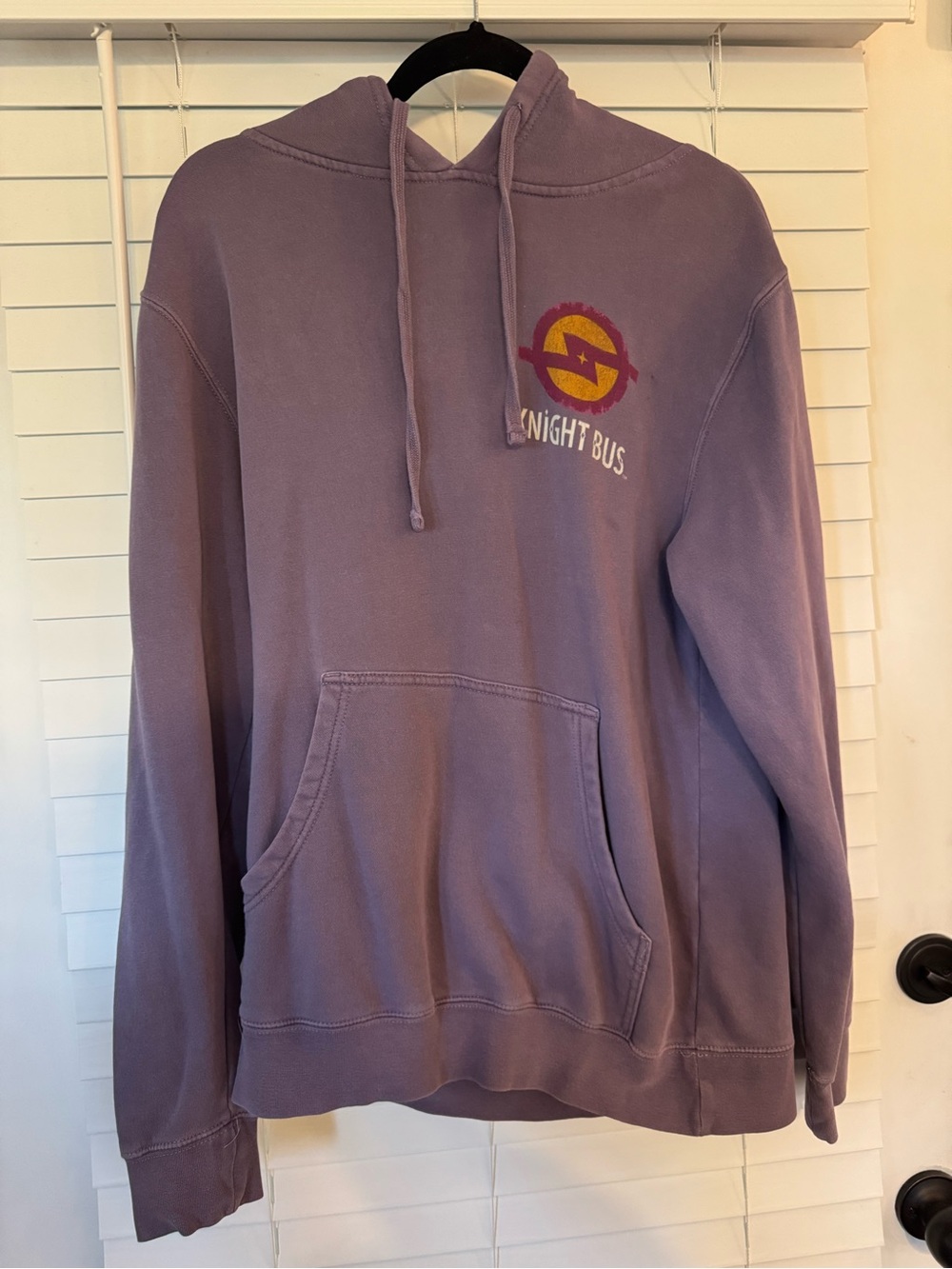 Universal Studios Harry Potter Purple 'Knight Bus' Graphic Hoodie